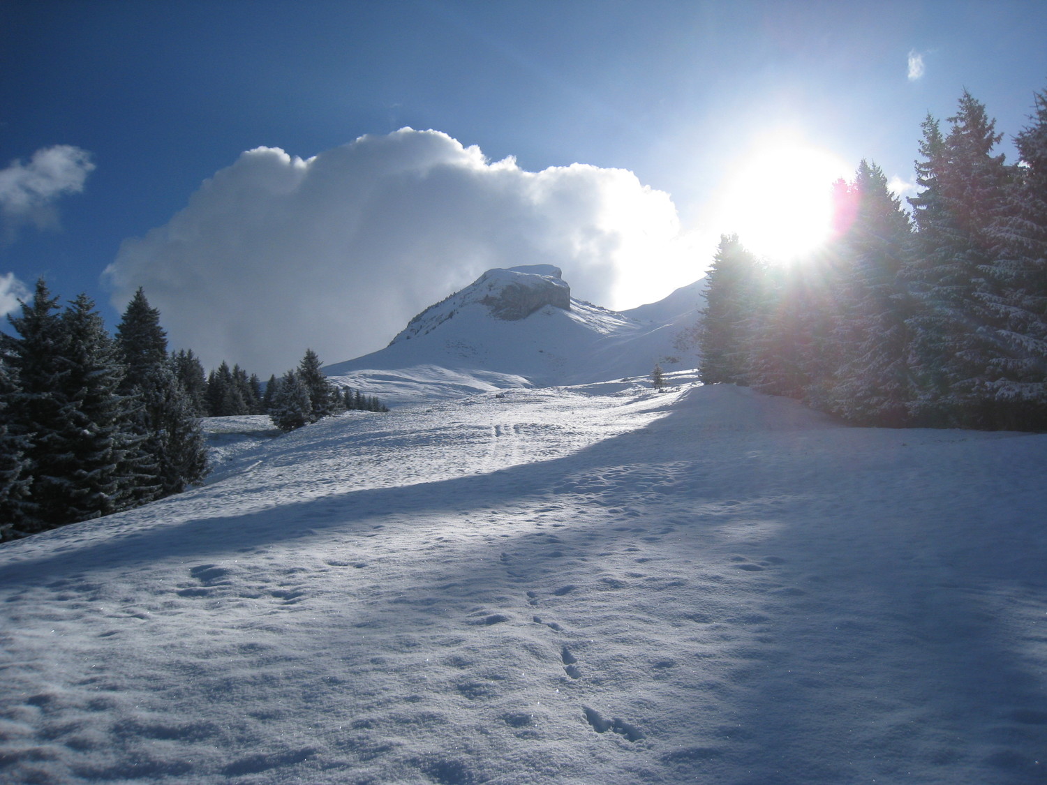 vers la combe des Fours - Charvin