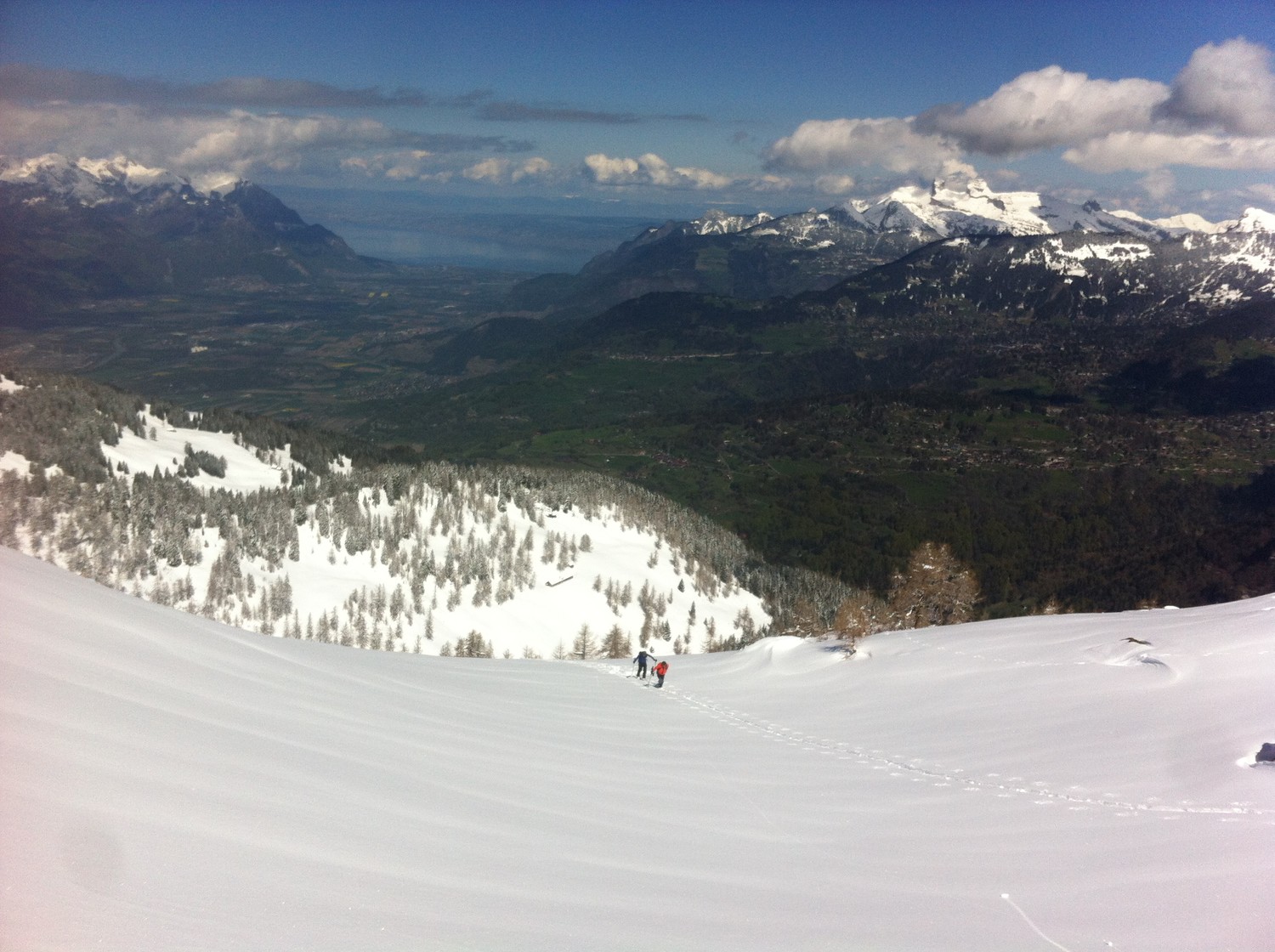 Juste avant le col des Pauvres