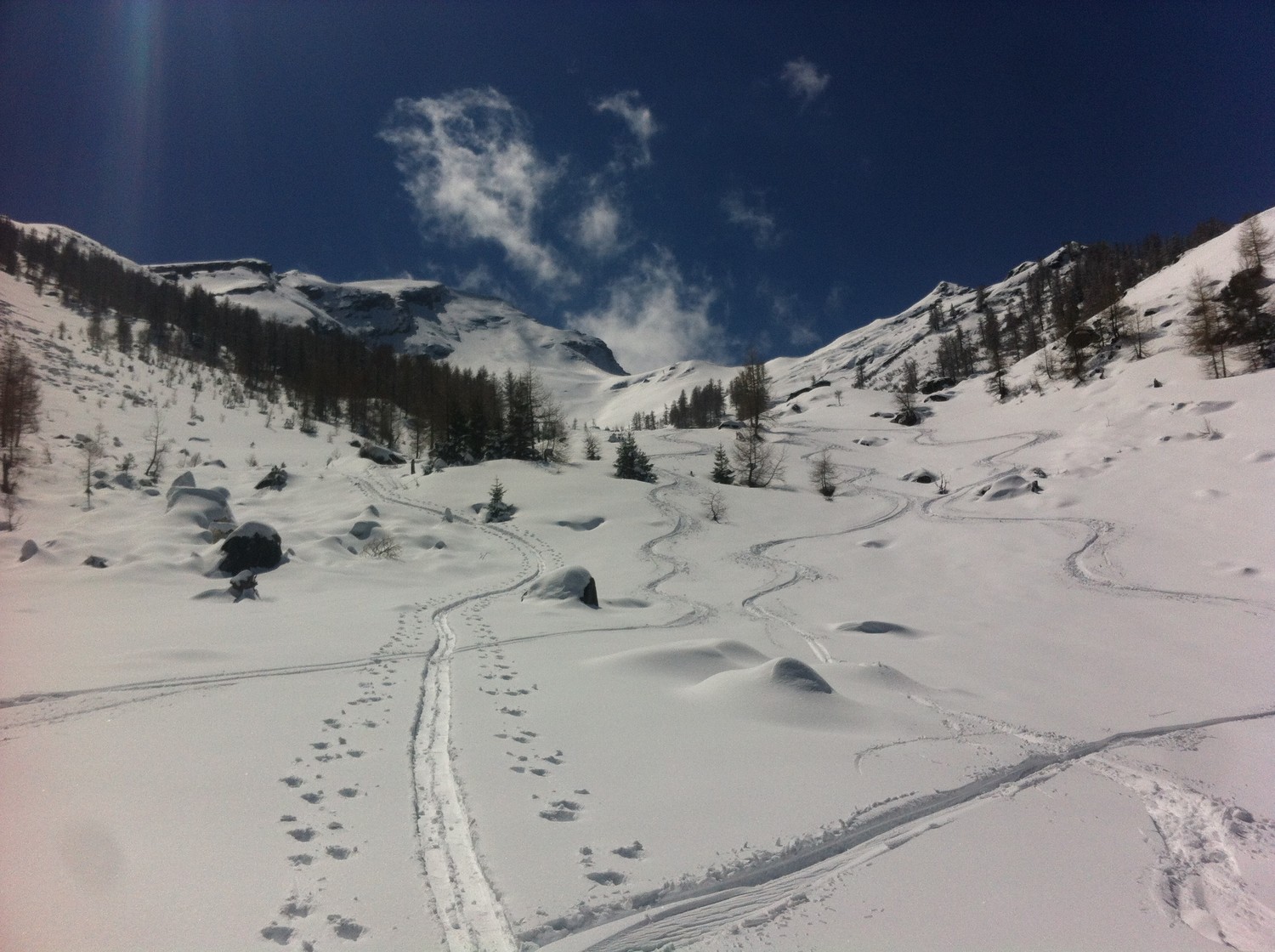 Là c'est le moins bon ski ;)