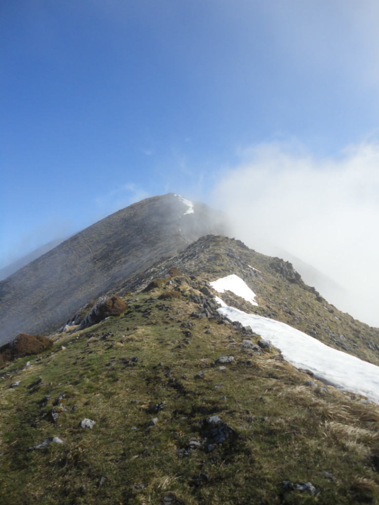 Début de l'arête.
