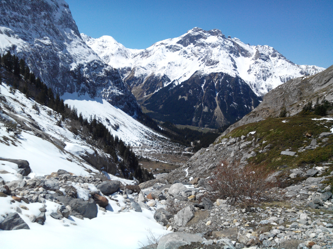 Ce couloir ne passe pas en ski