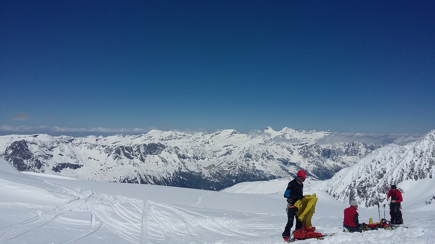 Depuis le col