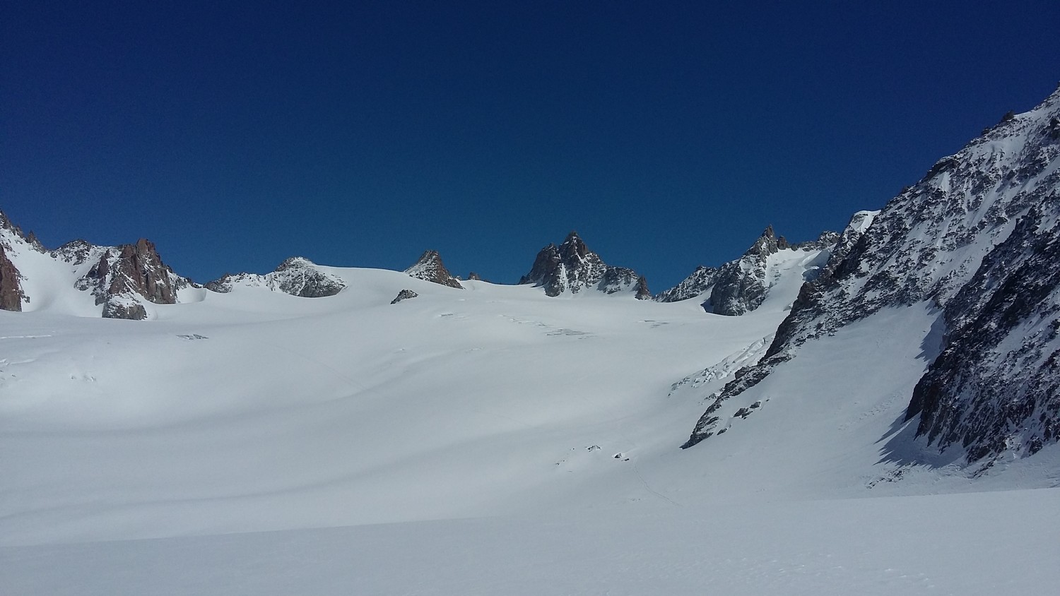 Sur le glacier du Tour