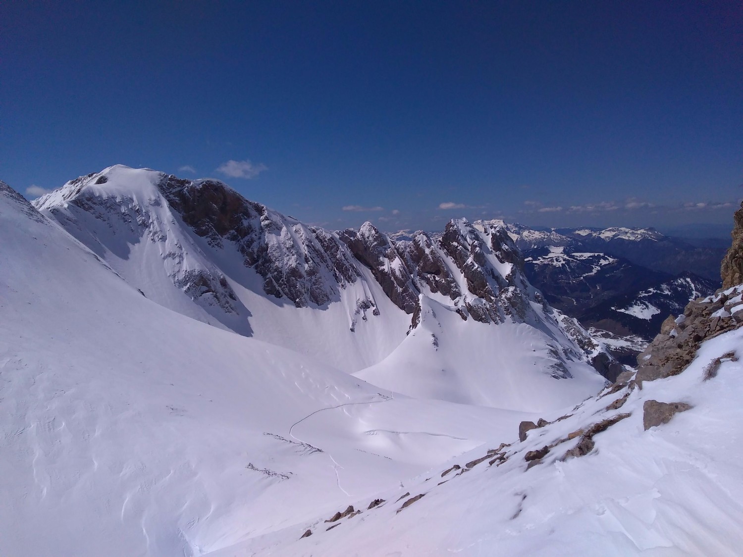 Mont Fleuri et Mamule couloir N