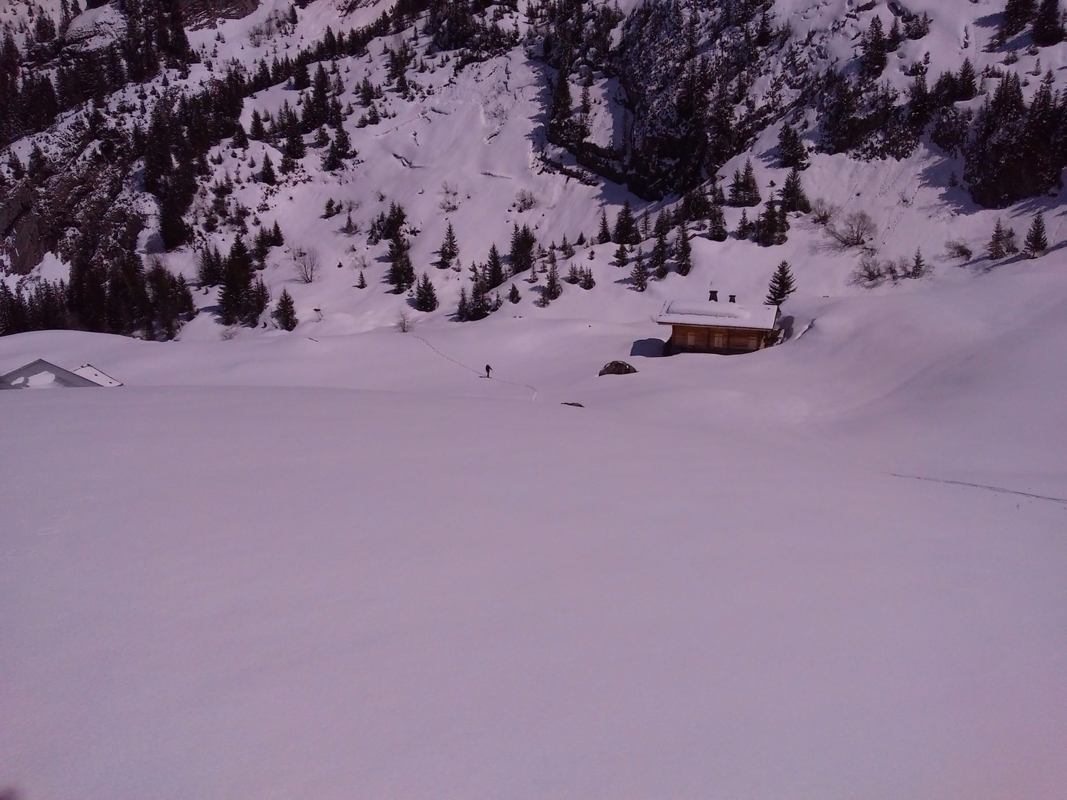 Retour bucolique par les chalets de la Bombardellaz