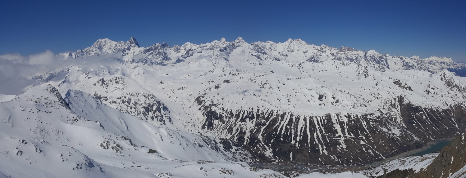 Panorama du sommet