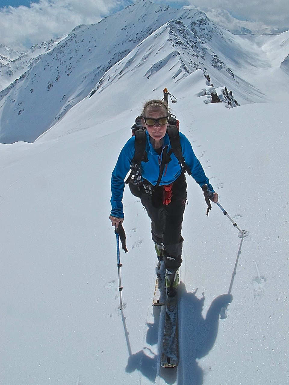 Montana Girl en route pour le Col du Bastillon.