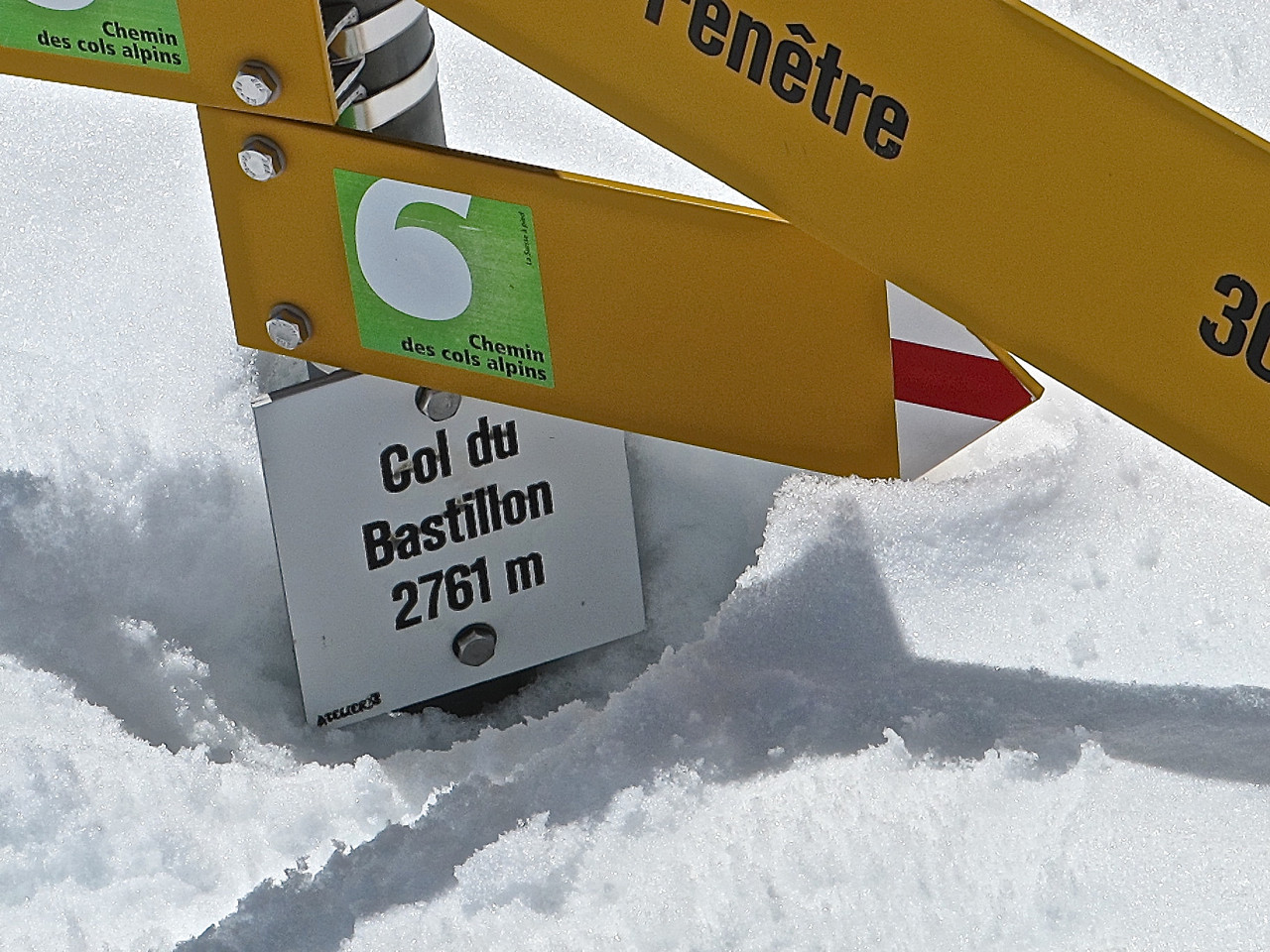 Un col riche en neige.