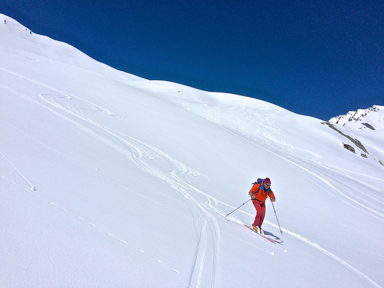 De la poudreuse à la neige de printemps.