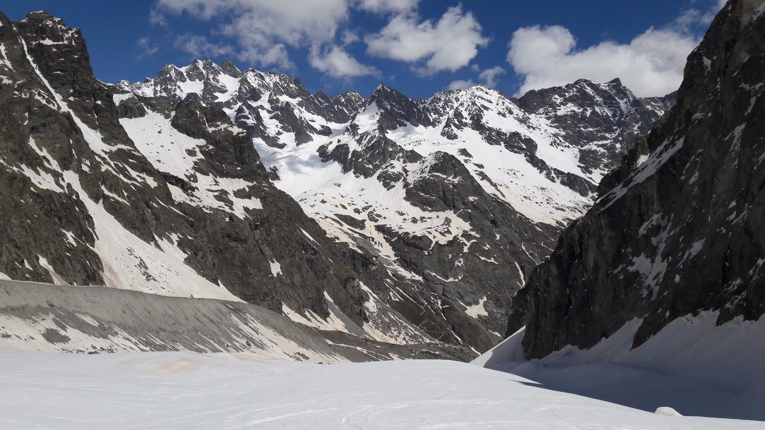 La partie basse du Glacier Noir