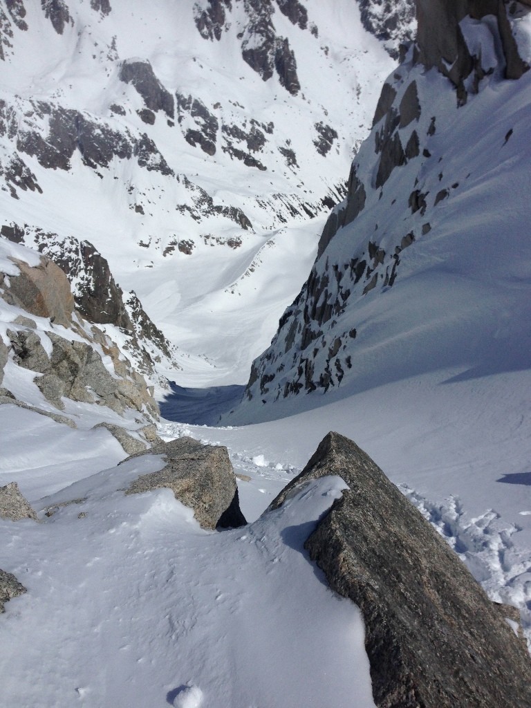 Le couloir vu d'en haut
