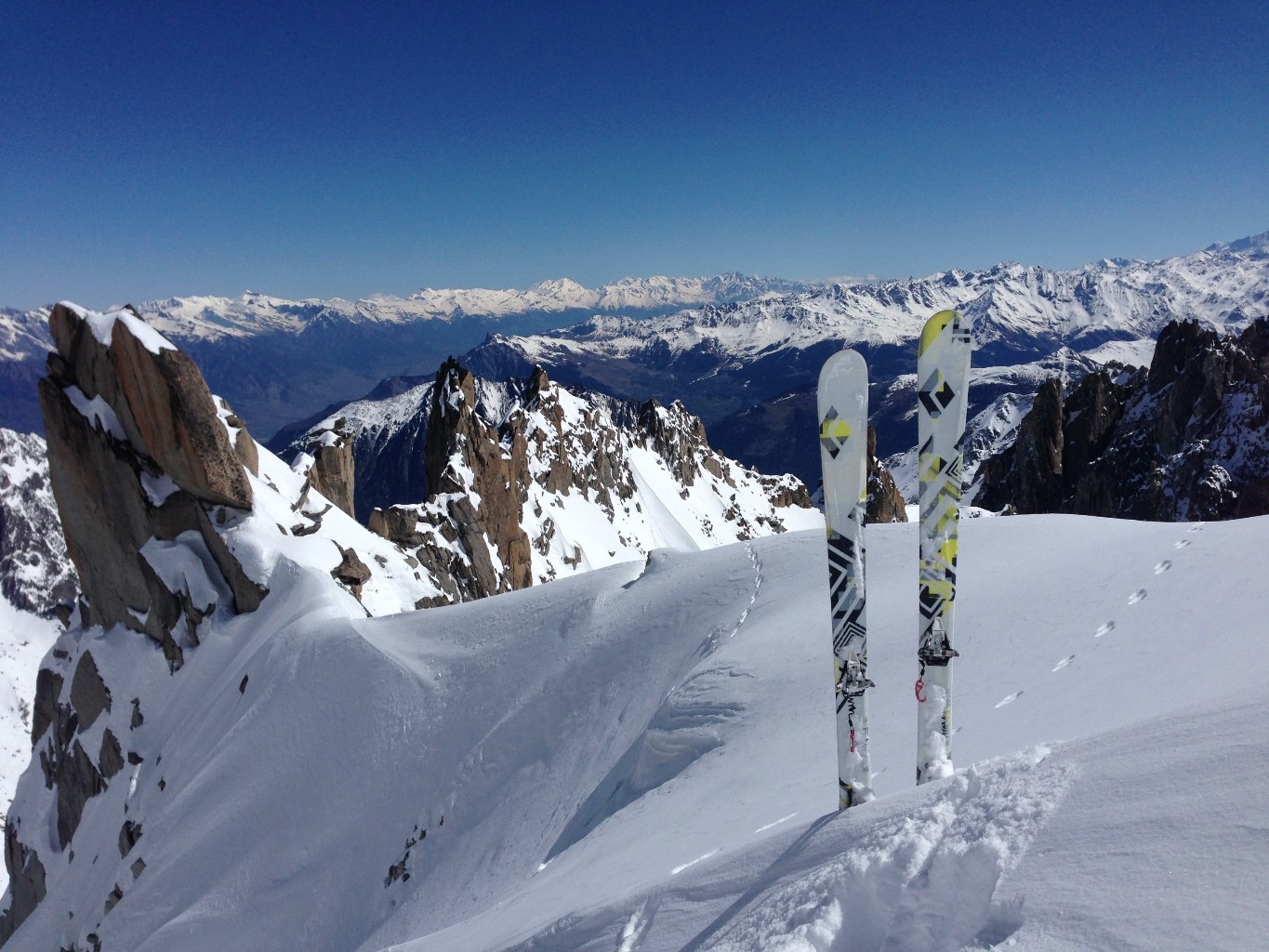 La vue du sommet