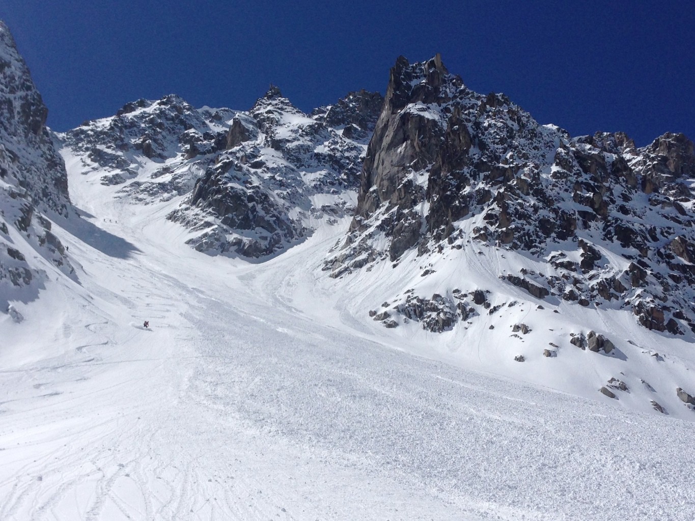 Le couloir vu d'en bas