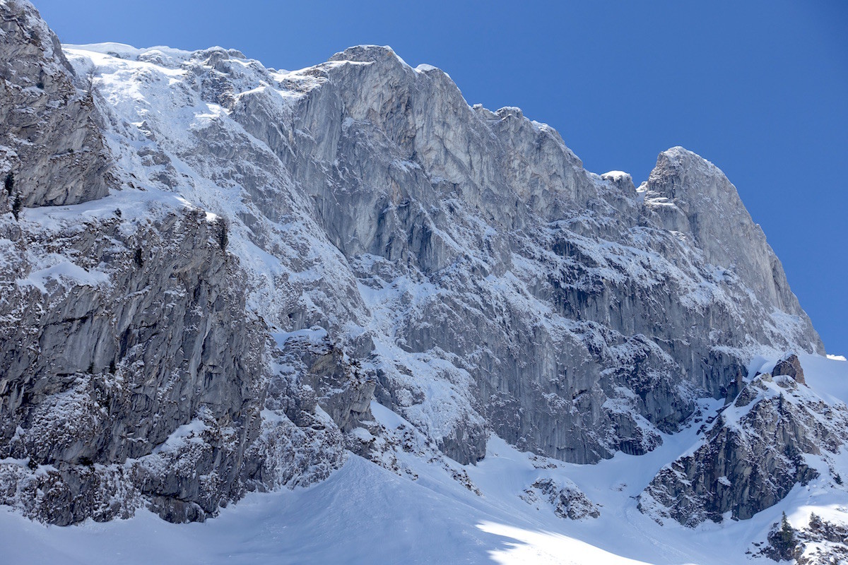 Face nord du Château d'Oche.