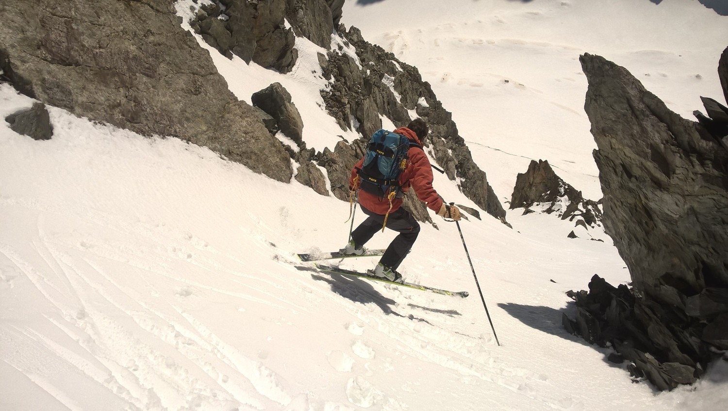 Premiers virages sous la brèche