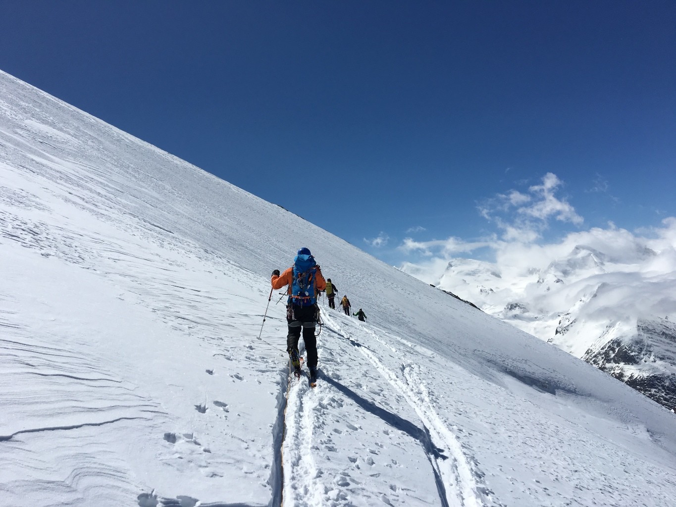 Traversée avant la descente