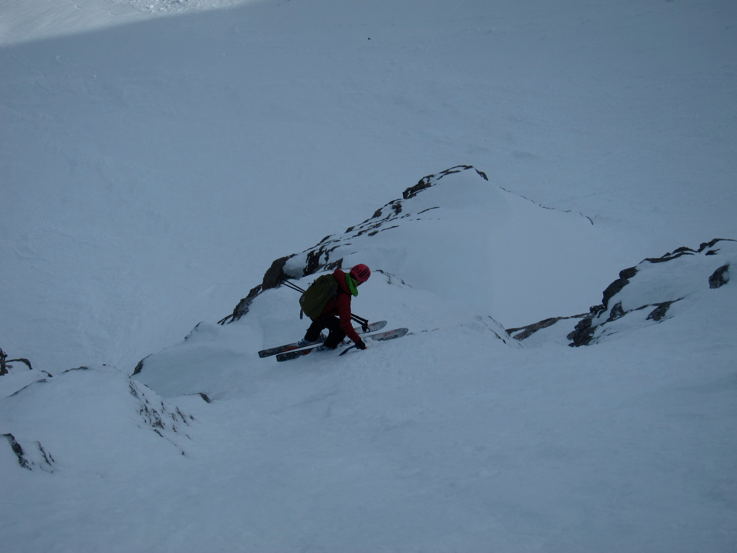 Le crux en neige béton armé