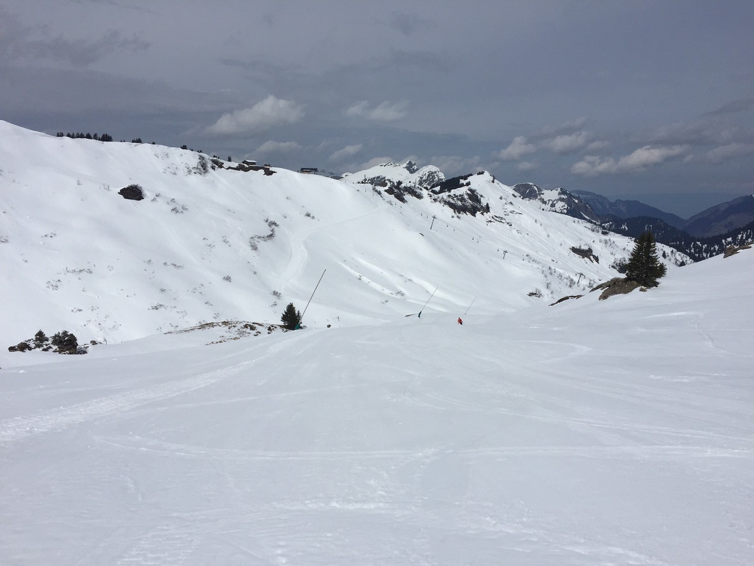 Pistes damées