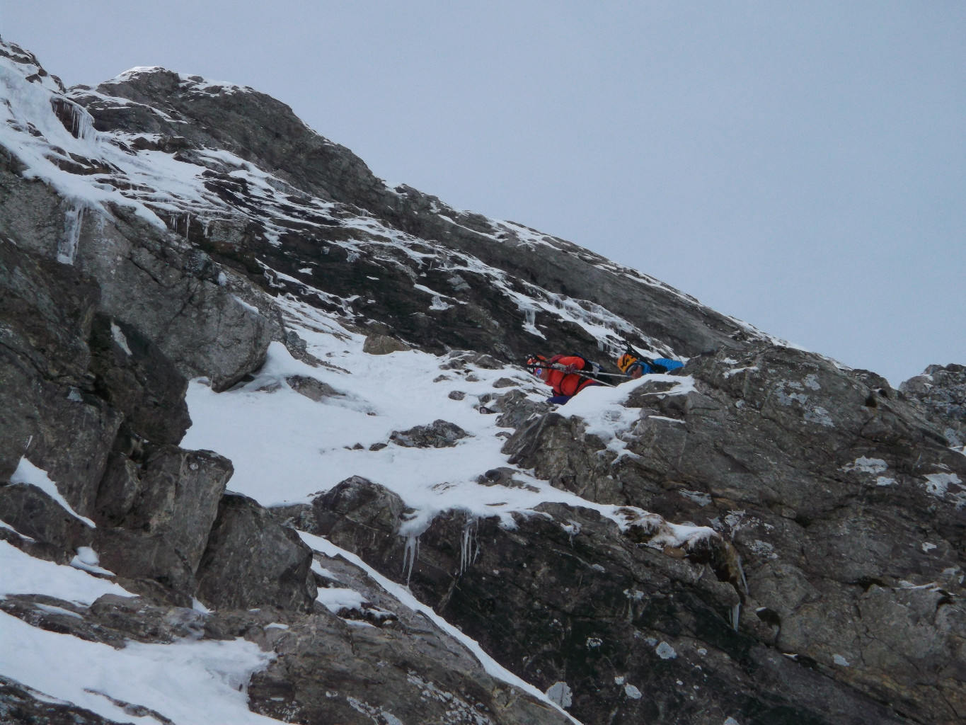 descente avec des skis