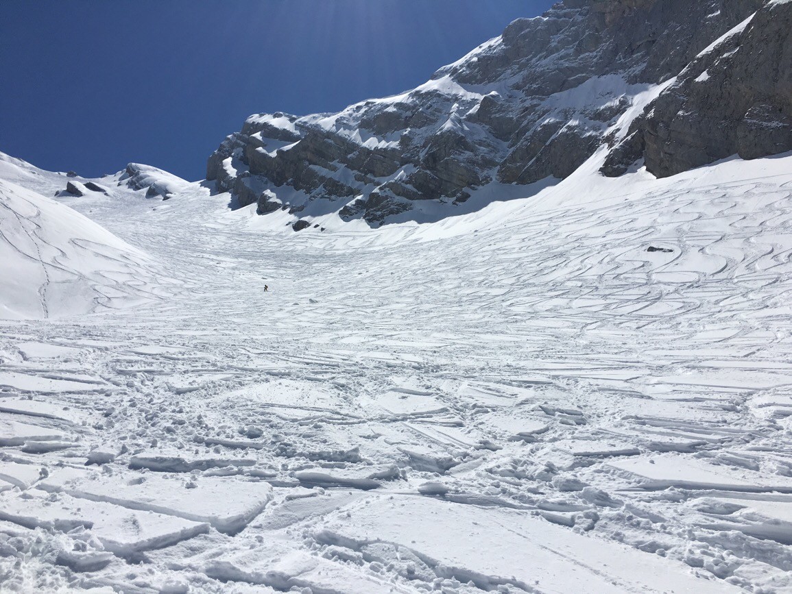Descente rive gauche Grand-Crêt: pas mal du tout!