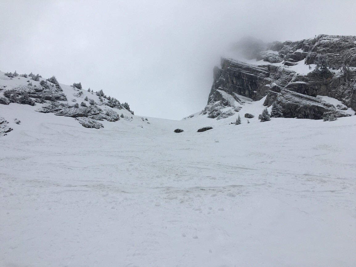 Conditions moyennes en amont du petit goulet