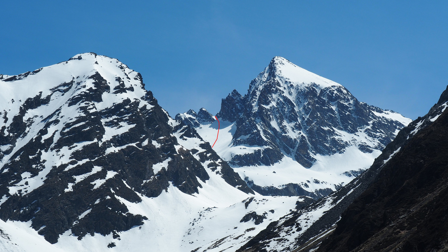 Brêche sans nom versant Nord