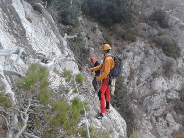 la marche d'approche...