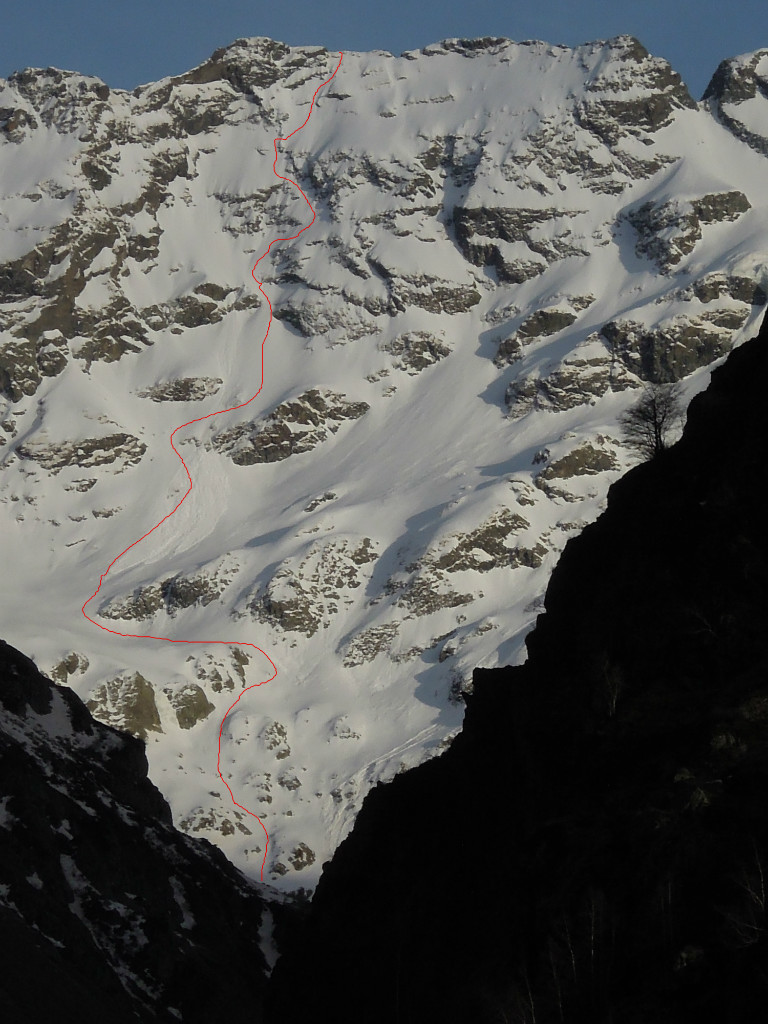 Face NW, l'itinéraire