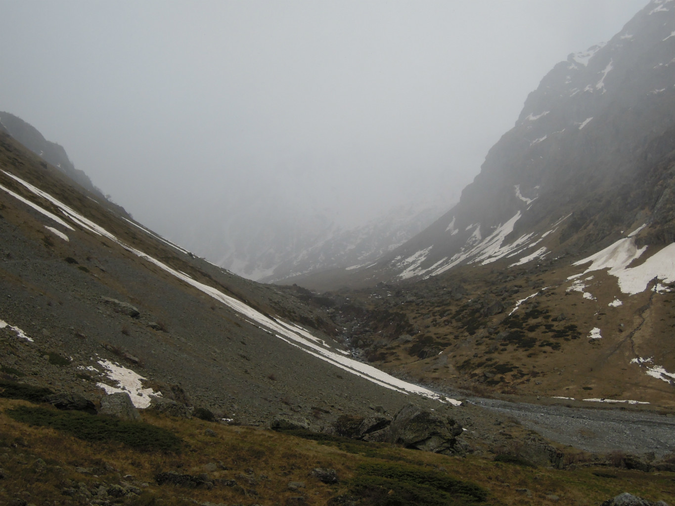 Un dernier regard: ah ben zut, il neige!...