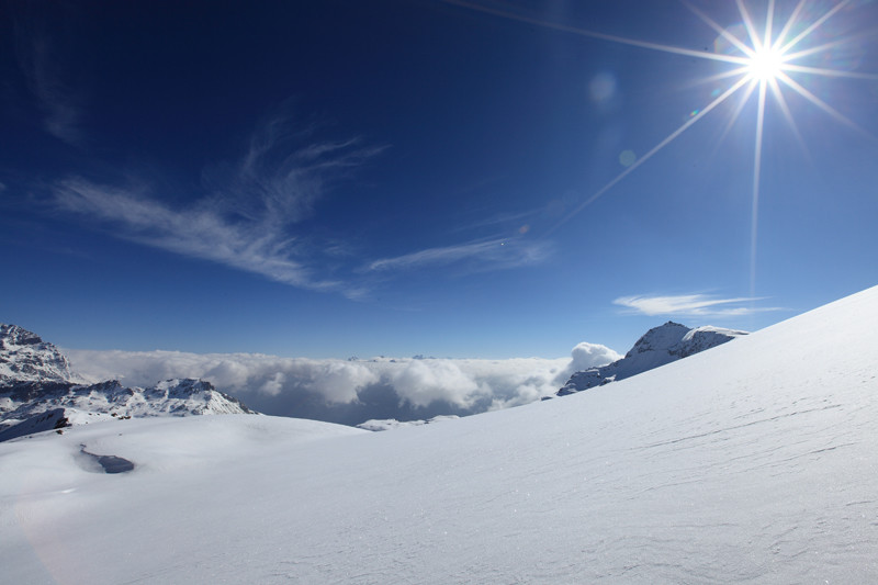 Nuvole basse in val Poschiavo