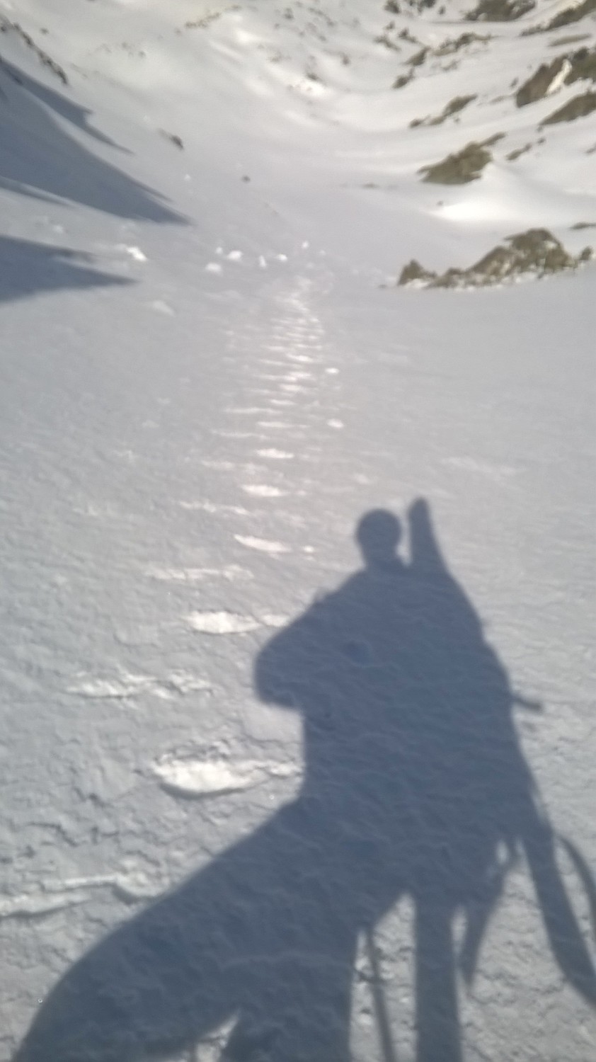 Arrivée au col