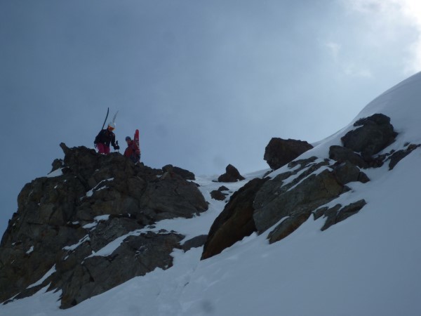 couloir sous sommet