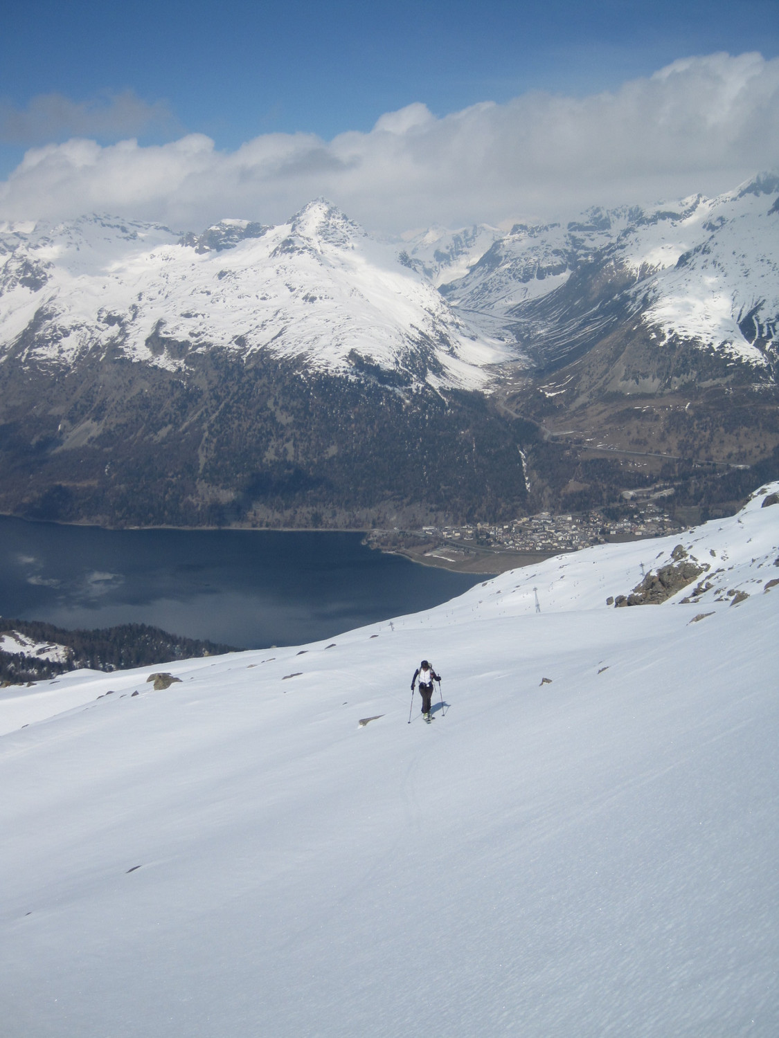 Salita vista lago
