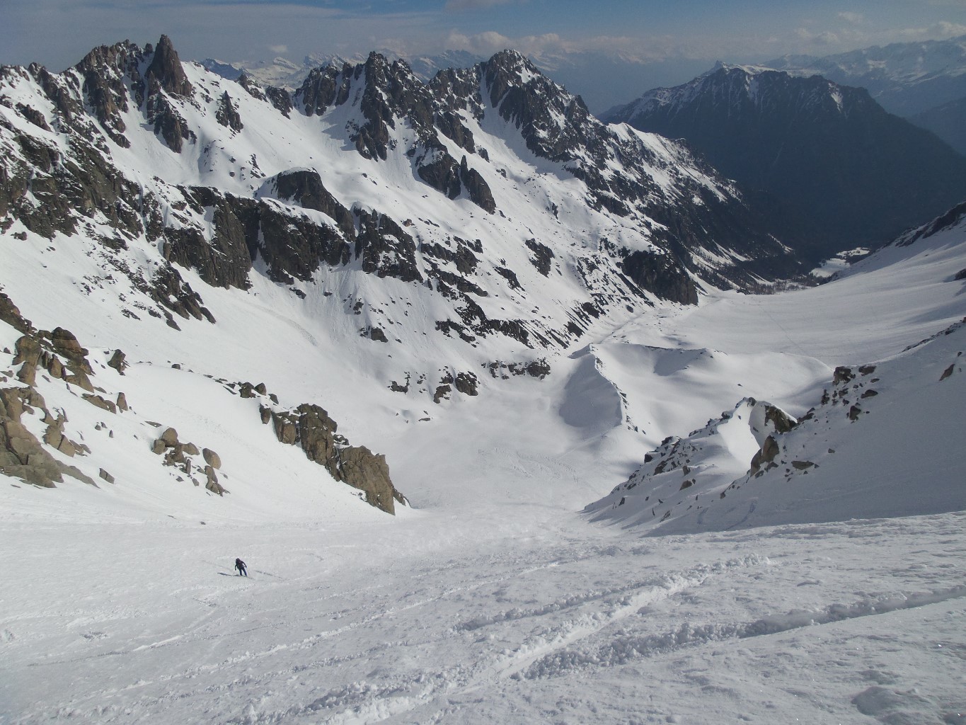 Montée dans la branche de gauche
