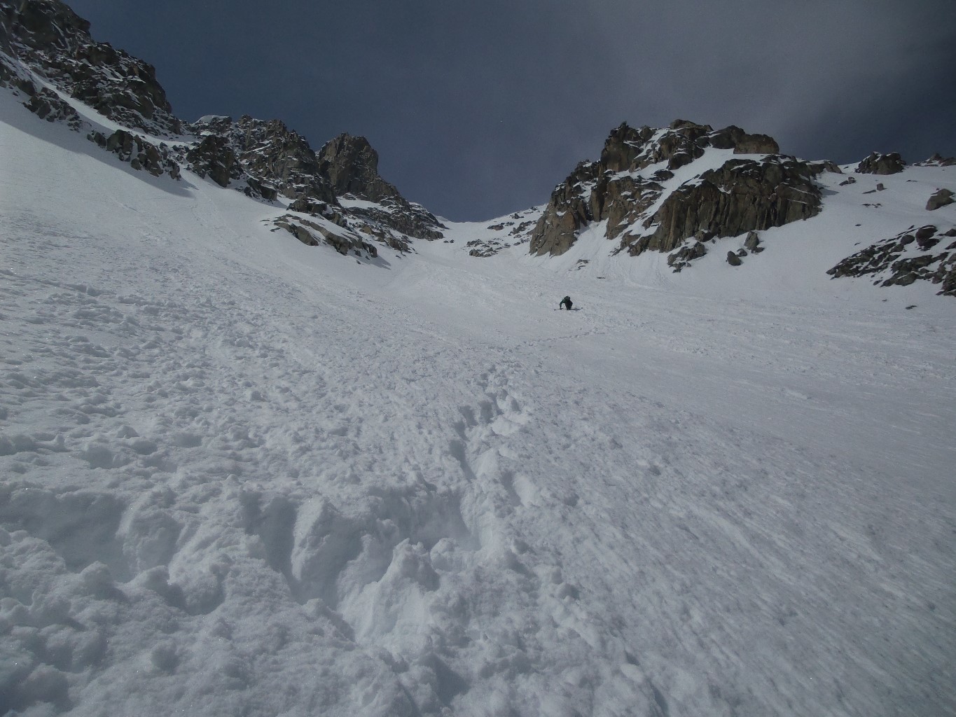 Montée dans la branche de droite