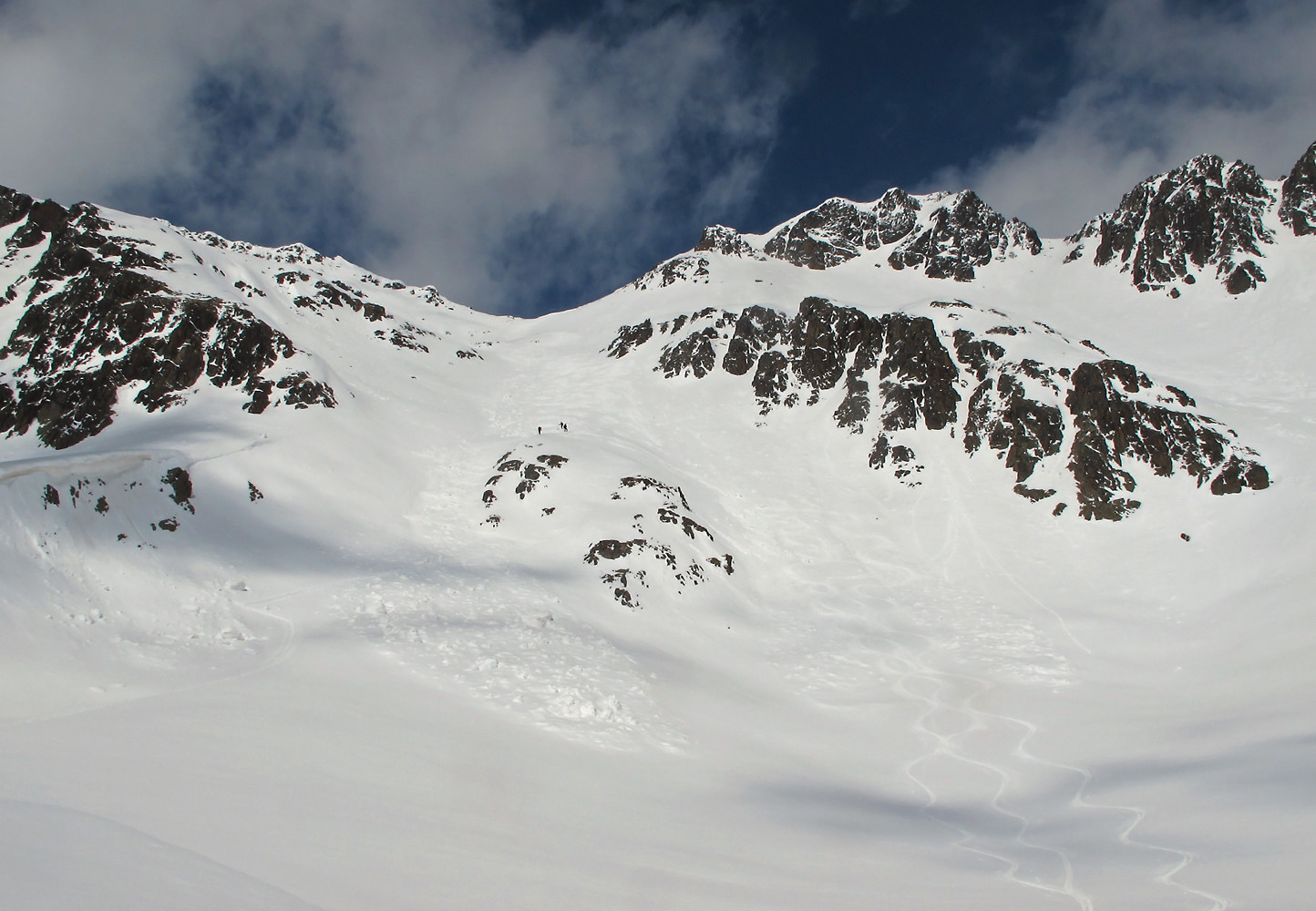 Pizzo Zembrasca; il vallone di accesso al colle 3030 m circa...