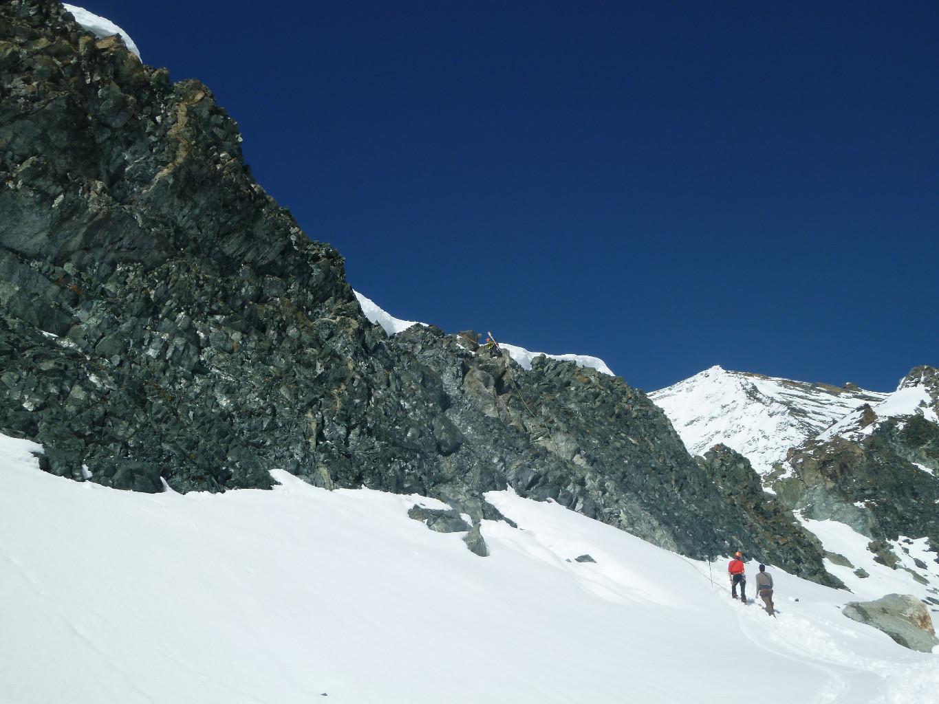 Rappel sur la crête de Milon