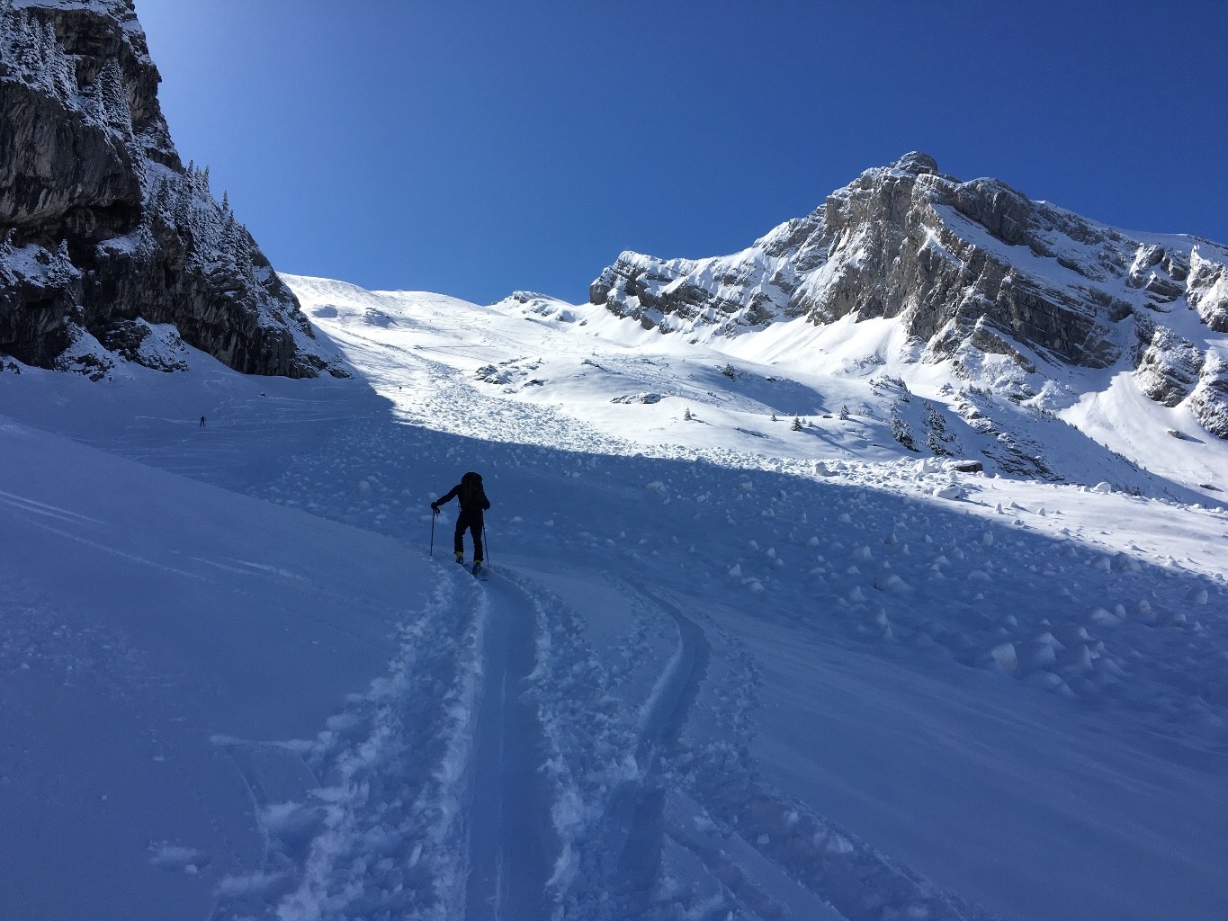 Montée dans la combe de Grand-Crêt