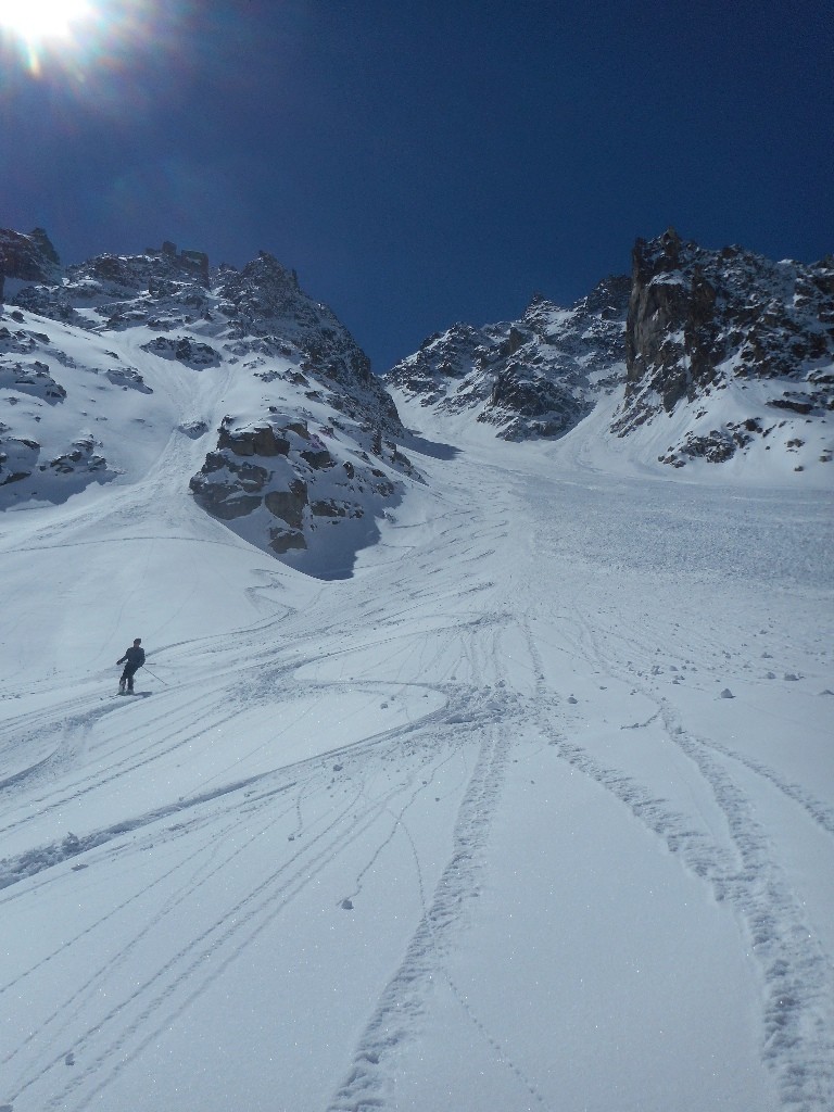 Le couloir vu d'en bas.