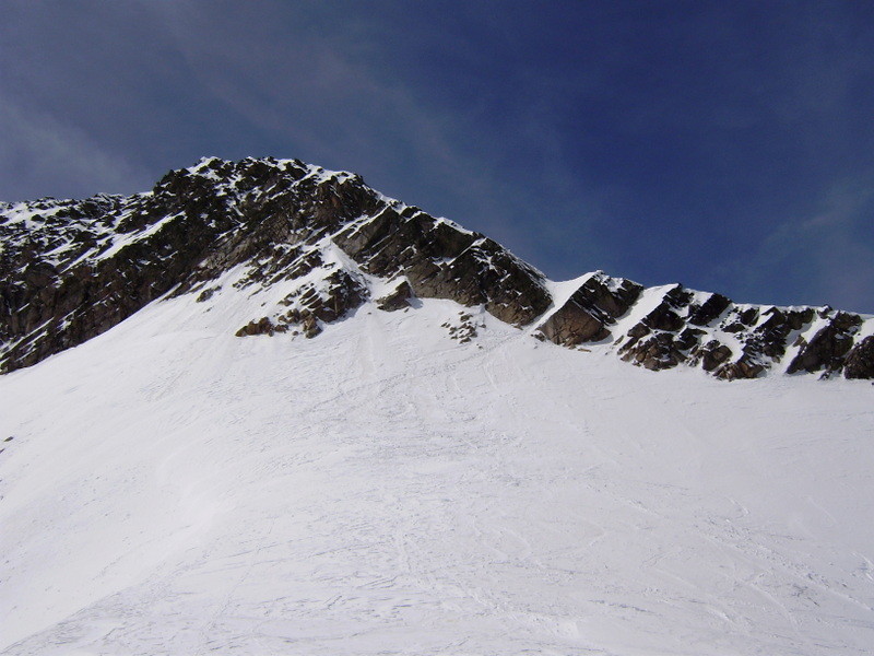 Pic d'Albe, accès à la crête