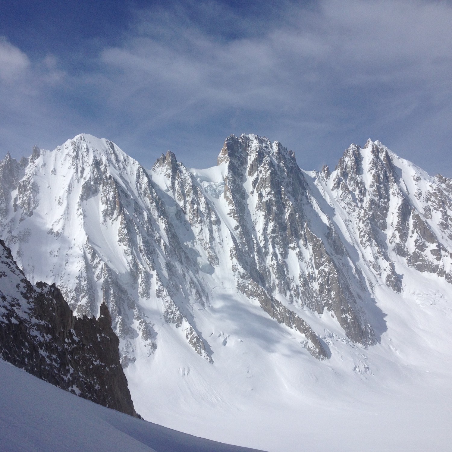 Les Courtes, Les Droites, Aiguille Verte