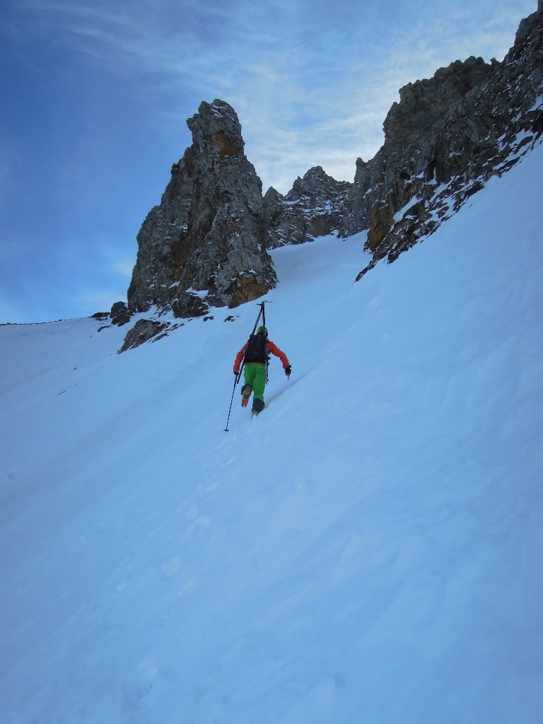 Neige dure sur ce versant