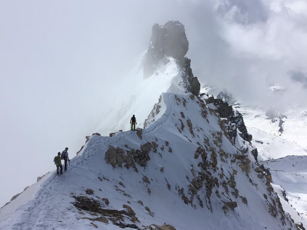 Cresta prima sezione sopra il gendarme
