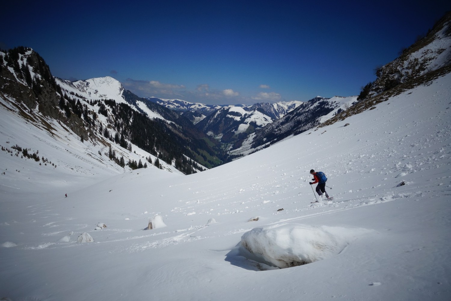 Descente sur Motélon