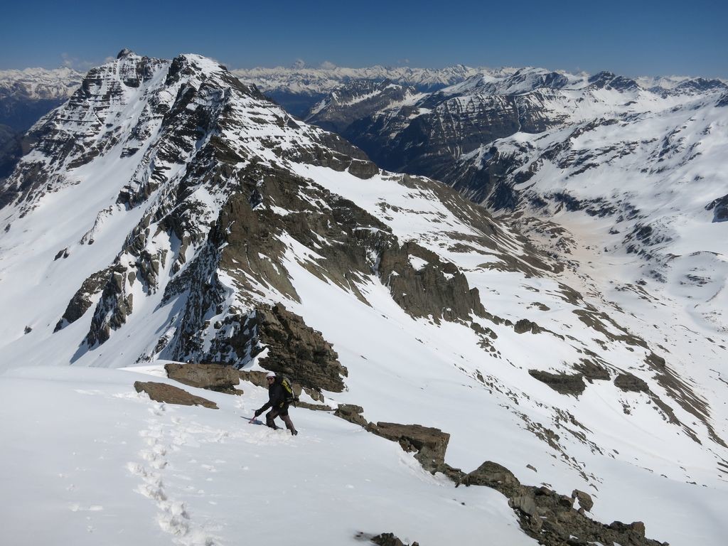Au sommet de la Pointe des Rougnoux