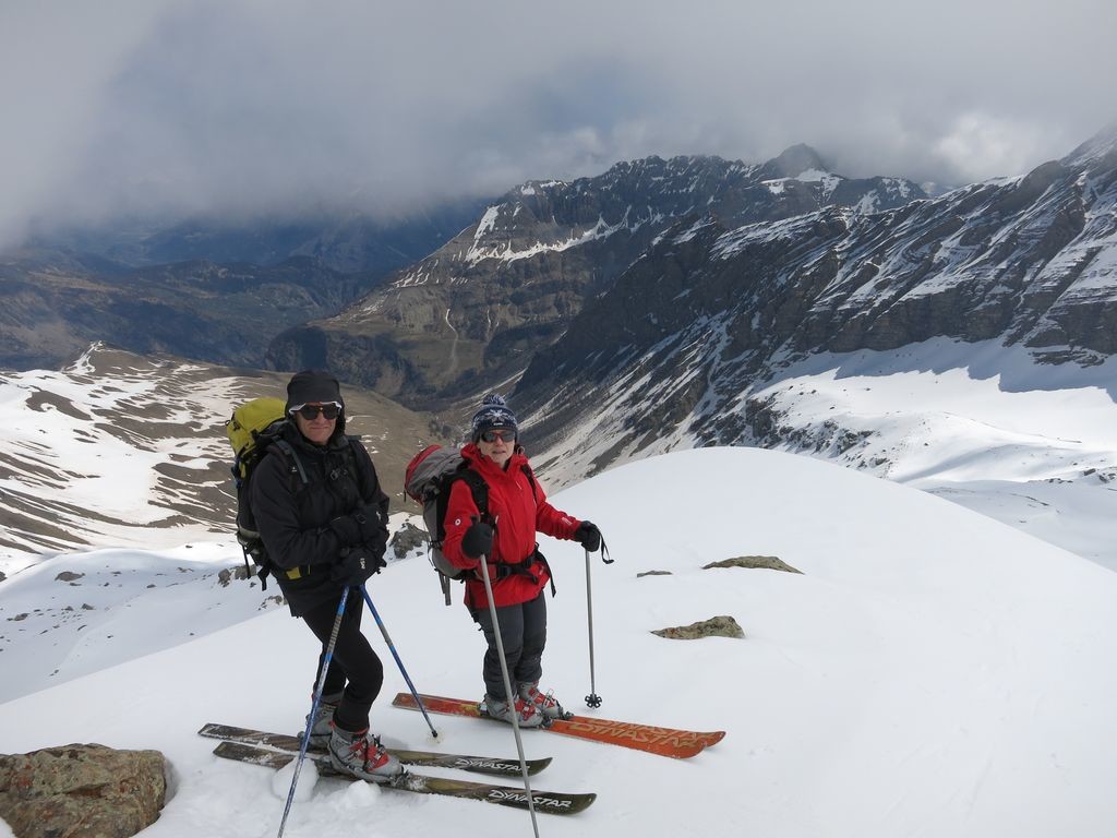 Au sommet de la Pointe des Uvernaus