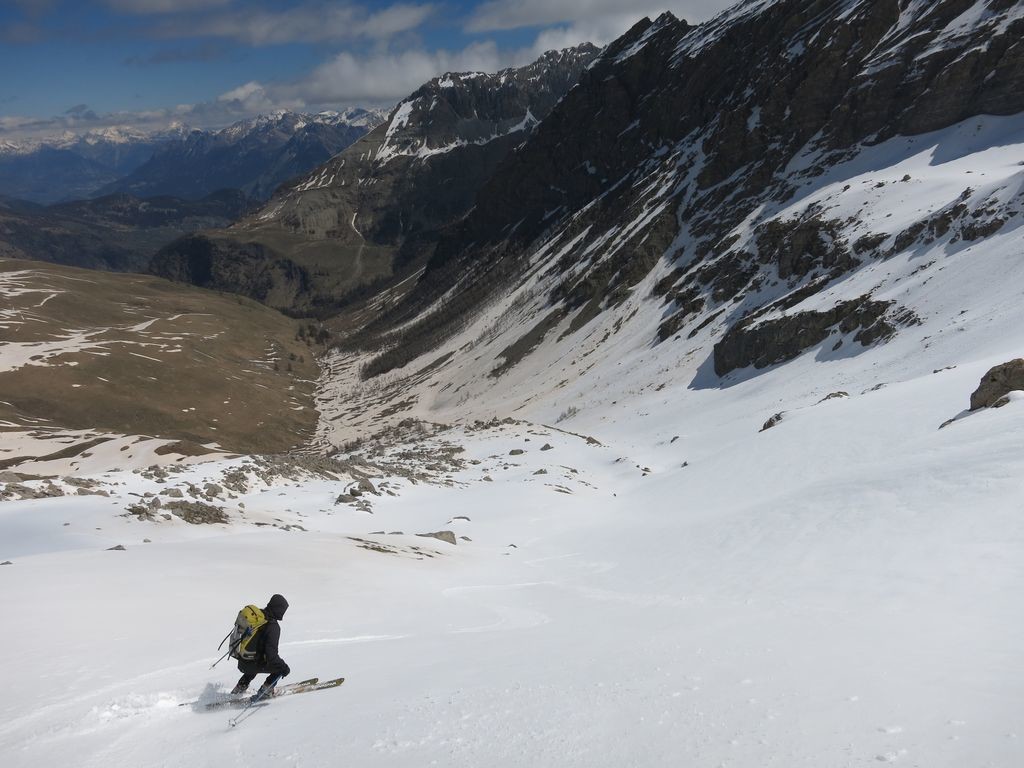 Descente de la Pointe des Uvernaus