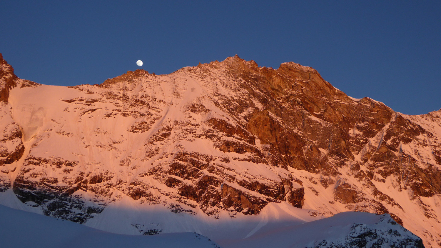 Lever de Lune sur le Schalihorn