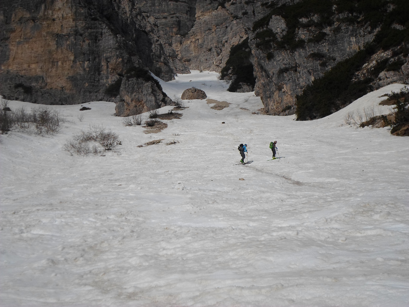 Lungo il Boale dei Fondi salendo al Carega.