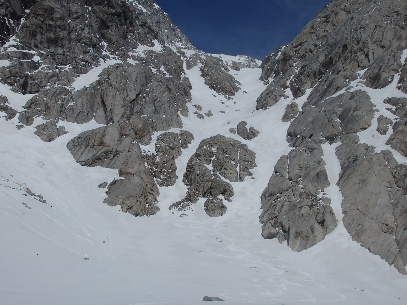 Parte bassa del canalone